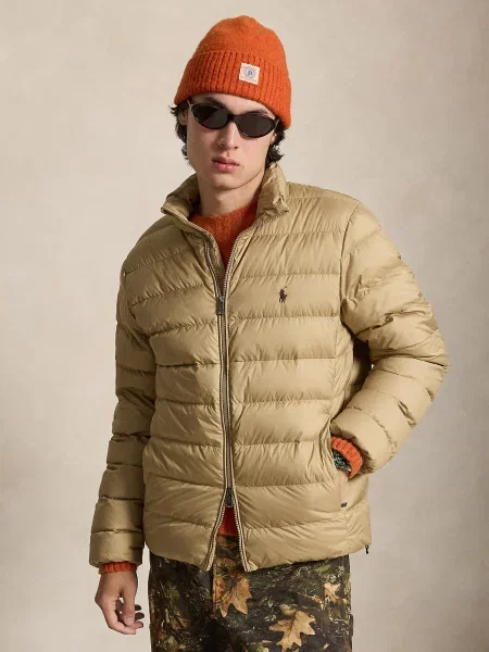 Polo Ralph Lauren Zimná bunda kaki béžová