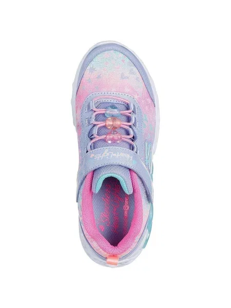 Buty sportowe dla dzieci Skechers S Lights infinite Heart Ligh fioletowe
