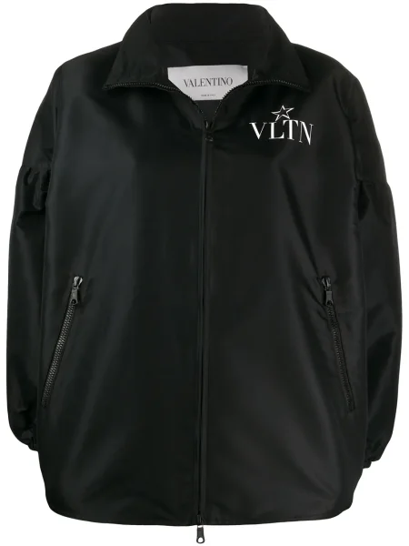 Kurtka bomber Valentino Garavani z nadrukiem czarny