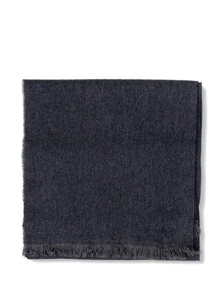 Fular Lanvin cu broderie gri
