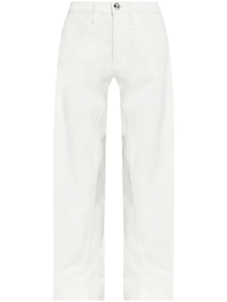 Pantaloni Jil Sander alb