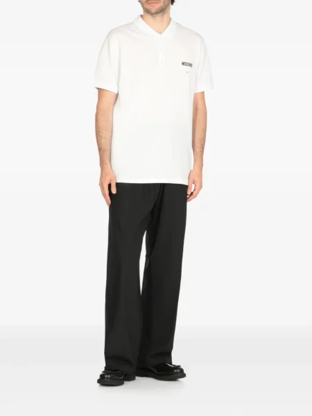 Polo Moschino alb