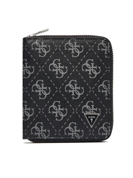 Кожен портфейл Guess MILANO мъжки SMMALO черно