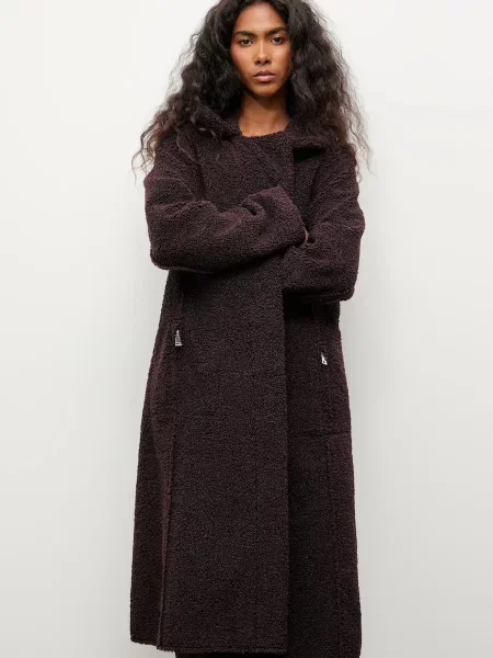 Пальто Answear.lab бордовое