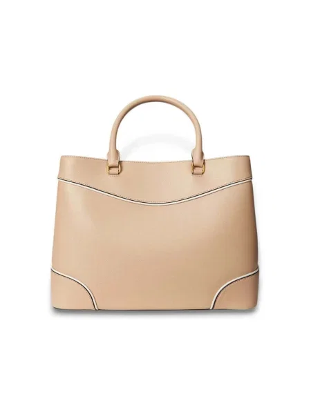 Shopper kabelka Lauren Ralph Lauren béžová