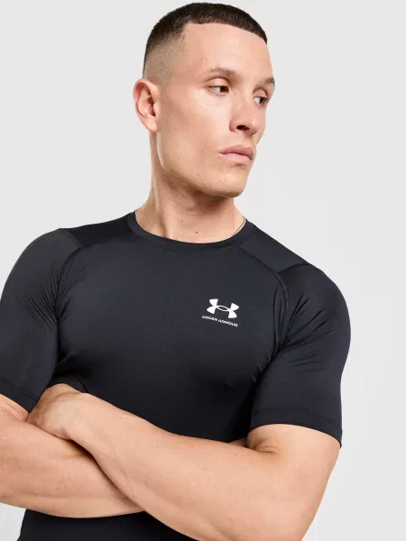 Under Armour T-Shirt Krótki Rękaw Heatgear czarna