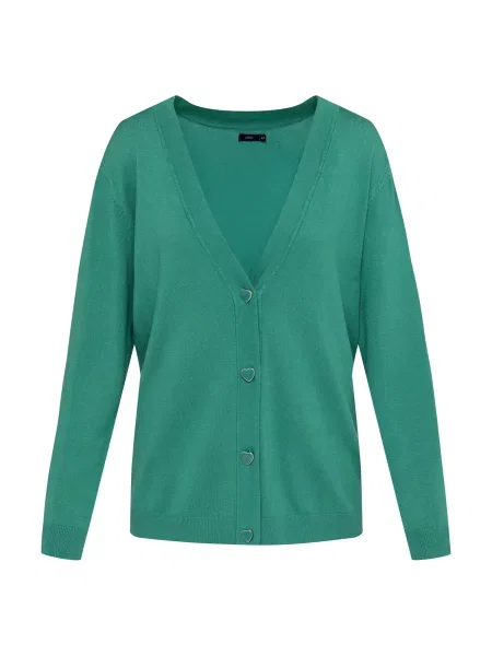 Quiosque Geacă tricotată smarald verde