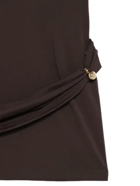Rochie mini Aniye By drapată maro