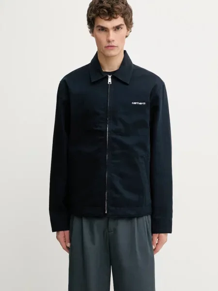 Carhartt WIP geacă Module Script Jacket bleumarin de tranziție