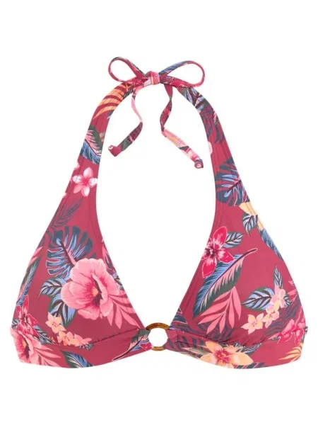 S.Oliver Sutien costum de baie / albastru / roz bej