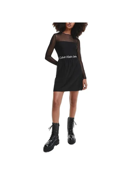 Rochie din denim Calvin Klein Jeans