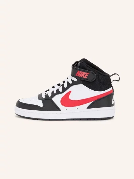 Nike Wysokie Sneakersy Court Borough Mid 2 schwarz białe