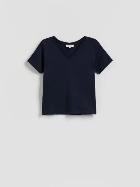 Reserved Tricou simplu bleumarin