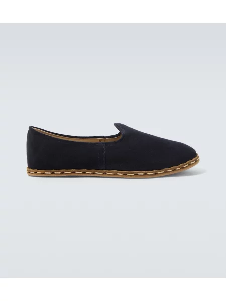 Chiloți Sabah din piele de căprioară slip-on albastru
