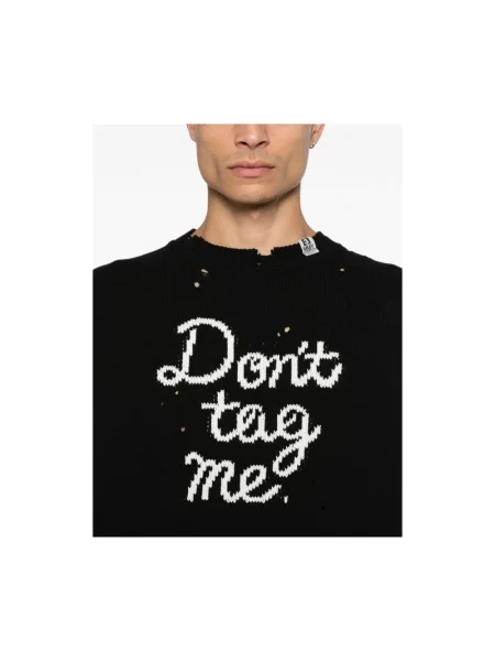Dzianinowy sweter Mihara Yasuhiro czarny
