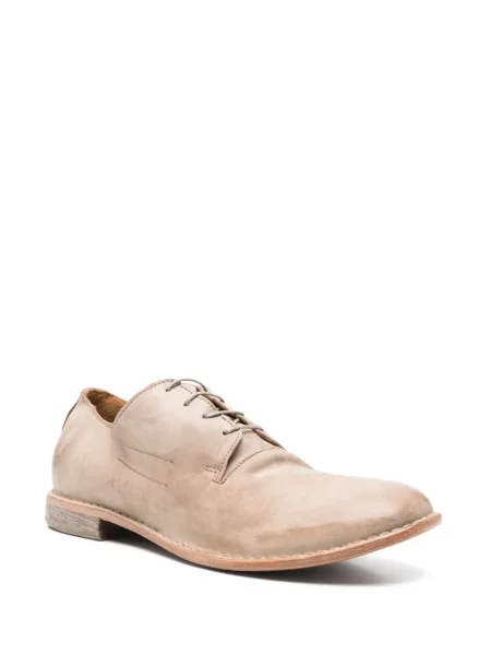 Pantofi derby Moma din piele de căprioară