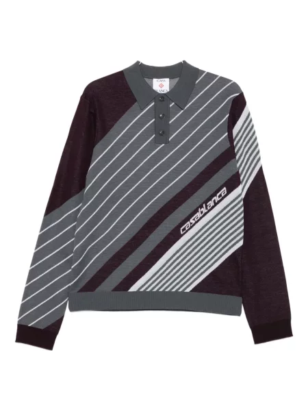 Polo Casablanca cu dungi negru
