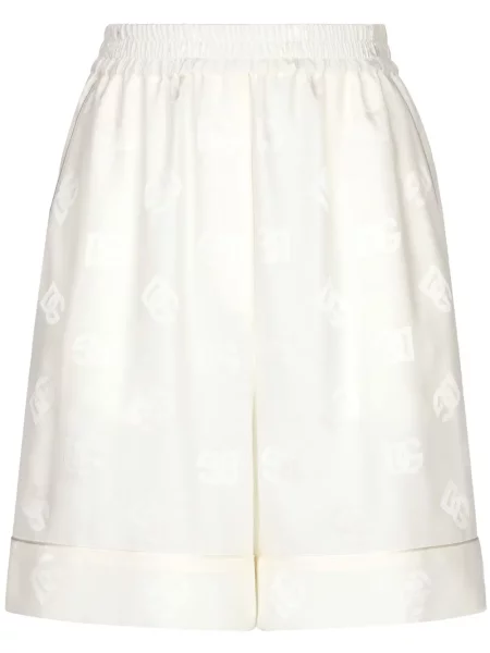 Pantaloni scurți Dolce & Gabbana cu imagine alb