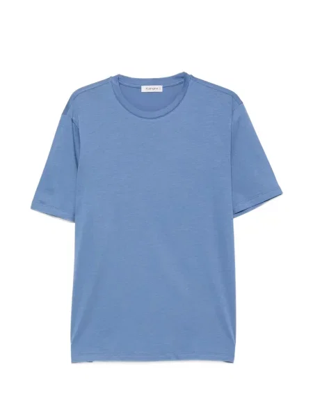 Tricou Kangra cu decolteu rotund albastru