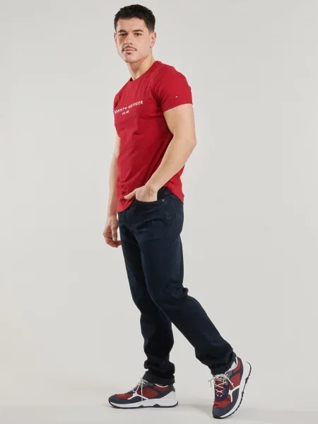 Tommy Hilfiger Tricou Tommy Logo roșu