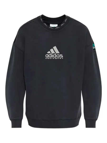 Mikina Adidas s kulatým výstřihem černá