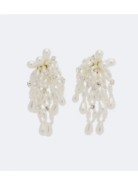 Náušnice Simone Rocha bílé