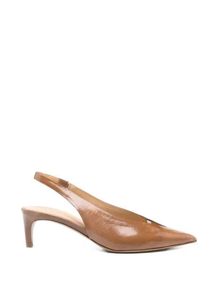 Pantofi cu toc Del Carlo slingback maro