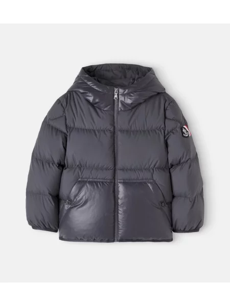 Gyerek pehelydzseki Moncler Enfant szürke