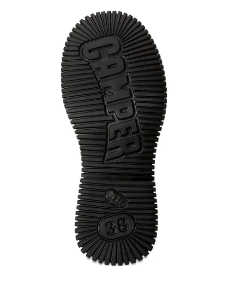 Botine Camper din piele cu cataramă negru