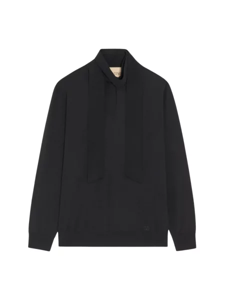 Sweter Valentino wełniany czarny