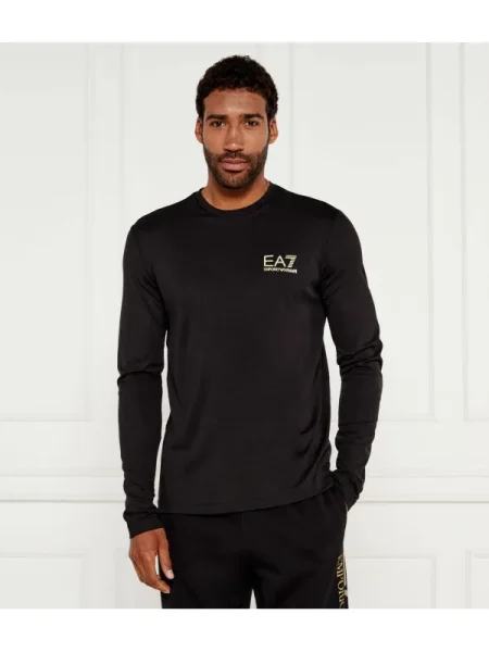 Tricou mânecă lungă Ea7 negru