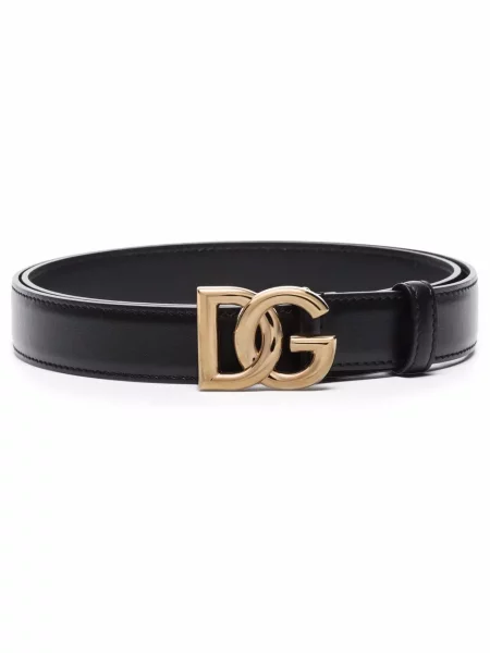 Curea Dolce & Gabbana din piele negru
