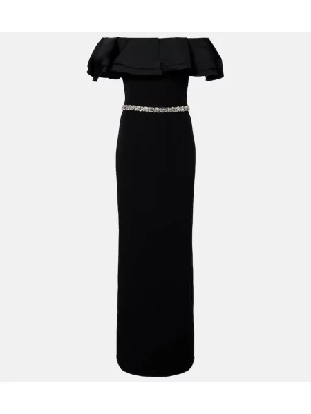 Rochie Safiyaa cu volane negru