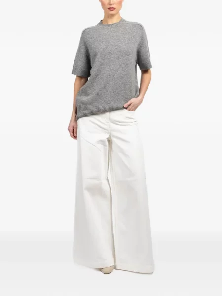 Pulover Extreme Cashmere din cașmir scurt gri