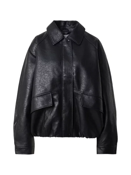 TOPSHOP Geacă de primăvară-toamnă TOPPA' negru