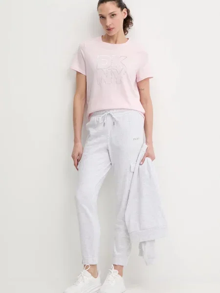 Dkny t-shirt różowy
