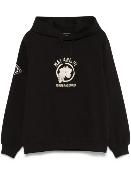 Hanorac cu glugă Maharishi negru