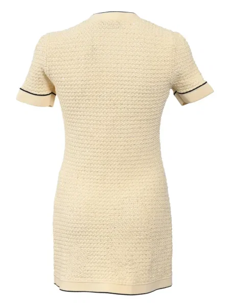 Rochie mini Self-portrait cu paiete tricotate de costum