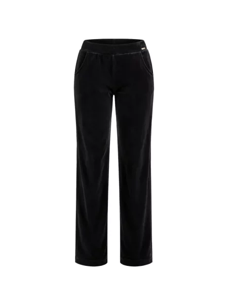 Pantaloni Banana Moon de catifea alergare negru