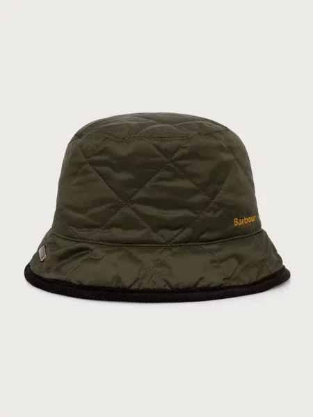 Barbour obojestranska kapa zelena
