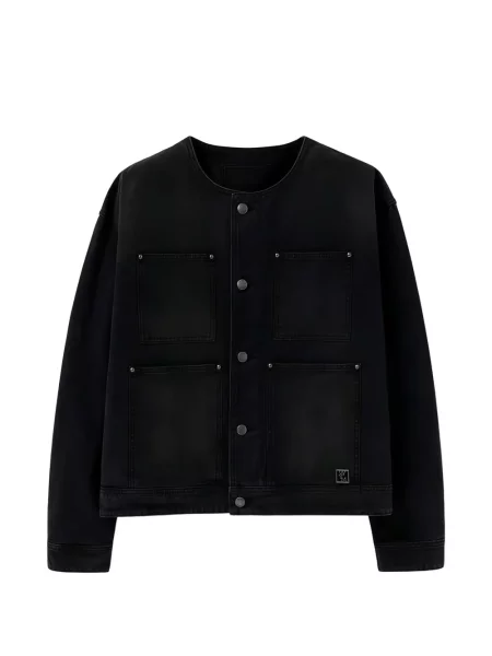 Lung geacă Wooyoungmi negru
