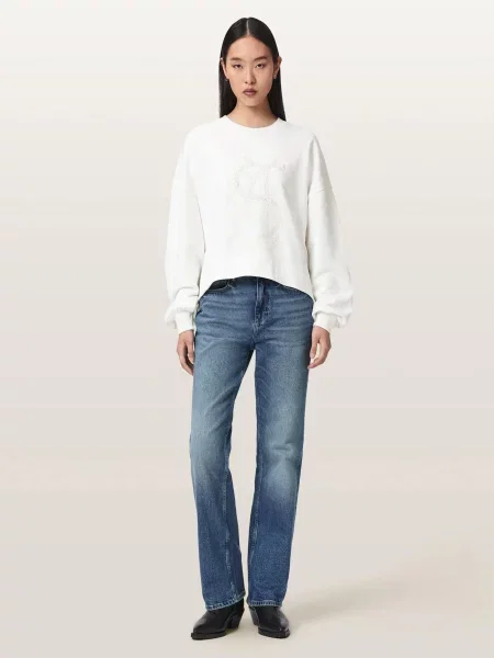 Свитшот All Saints белый