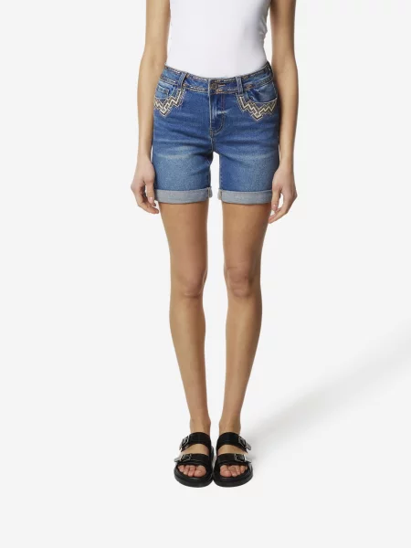 KOROSHI Jeans denim albastru