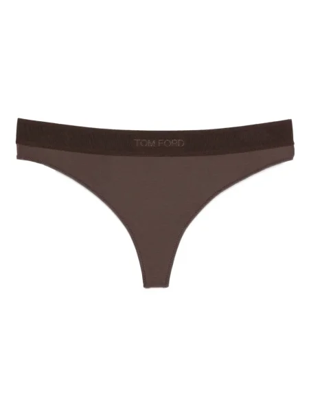 Chiloți tanga Tom Ford maro