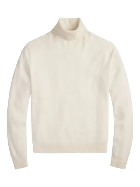 Heláncă Ralph Lauren Purple Label din cașmir alb