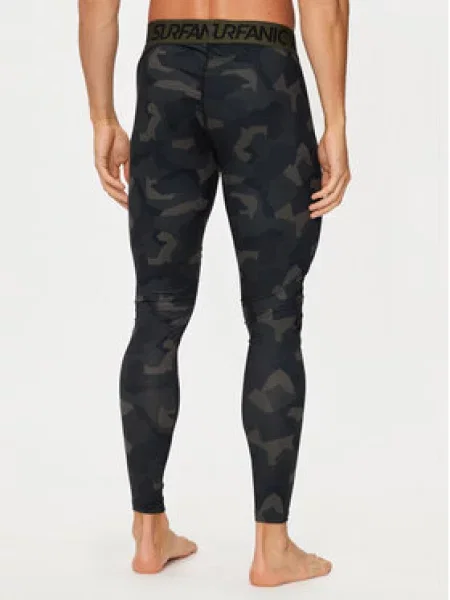 Termo kalhoty Surfanic Bodyfit Limited Edition Long John forest geo camo zelené