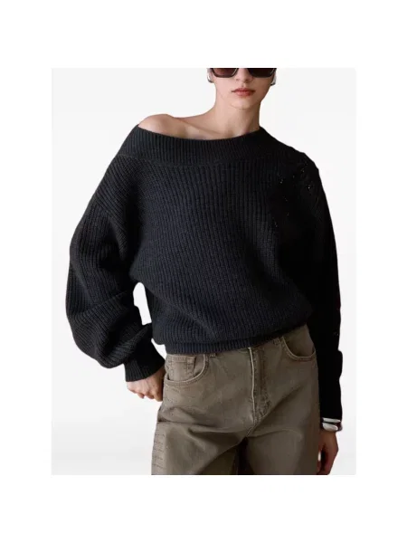 Sweter Liu Jo wełniany szary