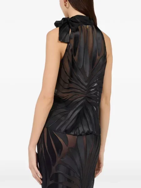 Top Roberto Cavalli cu funde negru