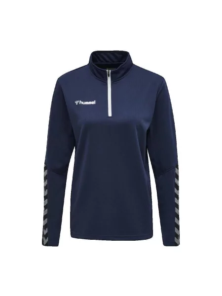 Mikina na zip Hummel modrá