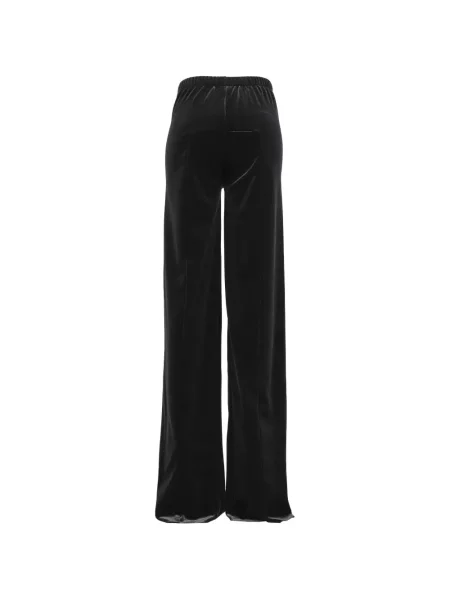 Pantaloni Vetements de catifea negru